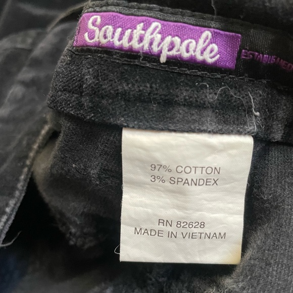 Y2k South Pole velvet womens pants - Picture 6 of 14